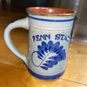 Vintage Harvey Salt Glazed Stoneware Pottery Mug Penn State